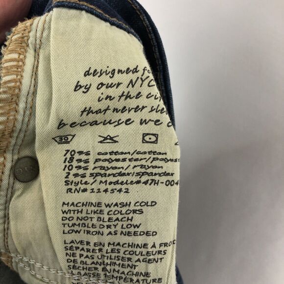 Blank NYC Jean Skirt Women's Denim Dark Wash Size 28 Mini Length - Picture 8 of 8